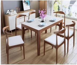 T08高级长方桌，胡桃色  1.35米带炉一桌四椅650元，现货11套。 - 拉萨28生活网 lasa.28life.com